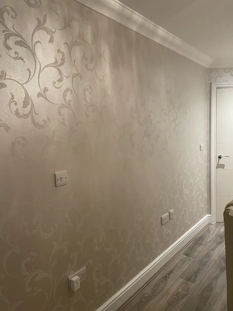 Palmers Green family home redecorated room by room with fresh paint and coordinated finishes detail view
