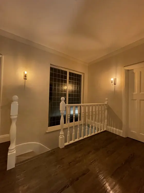 Hampstead interior with warm Venetian plaster carried through connected living spaces additional project view 1